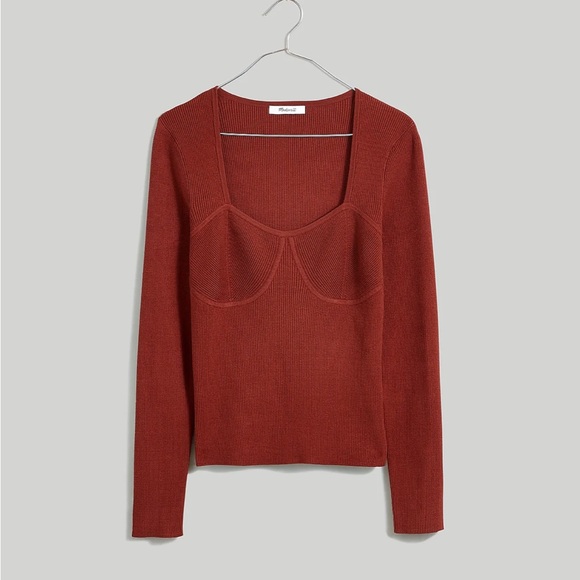 NWT Madewell signature Knit Sweater Top - Picture 4 of 7